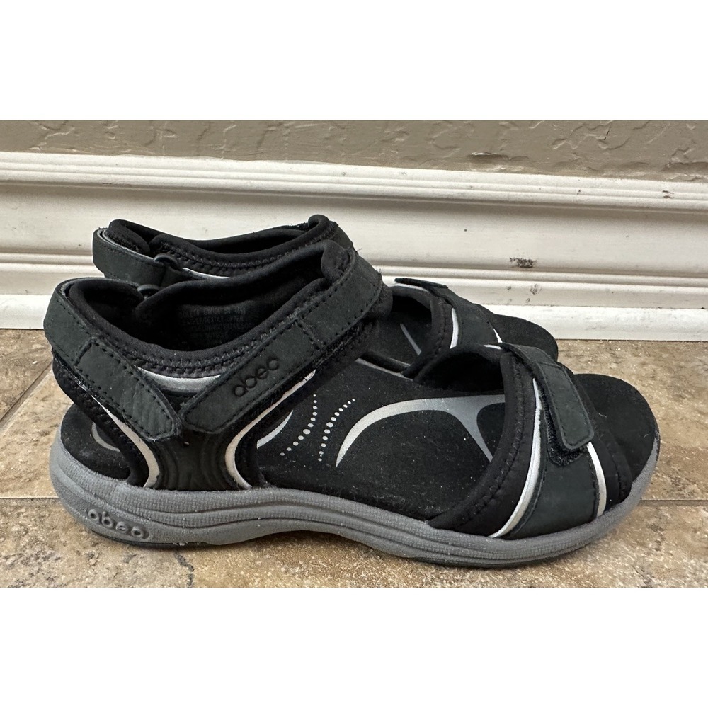 Abeo Bio System Women's Sandals Women Black Comfortable  Fit Shoes Sz 5N